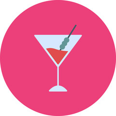 Martini icon vector image. Can be used for Coffee Shop.