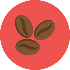 Fototapeta premium Coffee Beans icon vector image. Can be used for Coffee Shop.