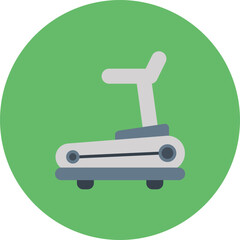 Treadmill icon vector image. Can be used for Gym.