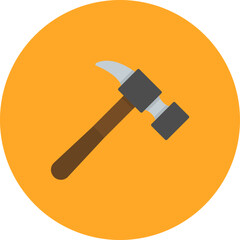Hammer icon vector image. Can be used for Construction Tools.
