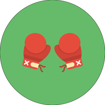 Boxing Gloves icon vector image. Can be used for Gym.