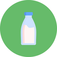 Milk Bottle icon vector image. Can be used for Baby.