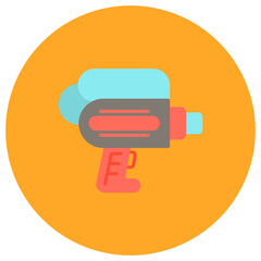 Water Gun icon vector image. Can be used for Children Toys.