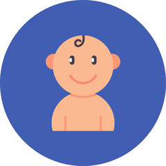 Baby Boy icon vector image. Can be used for Baby.