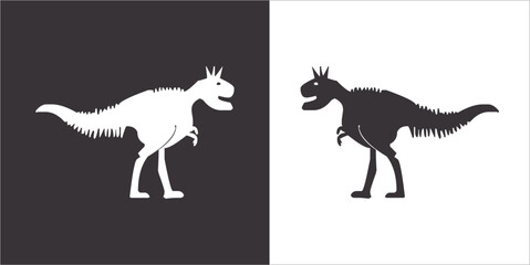 Illustration vector graphics of dinosaur icon © Sempulur