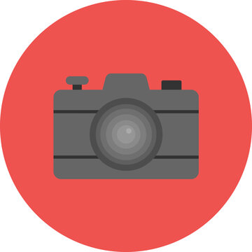 Camera icon vector image. Can be used for Photography.