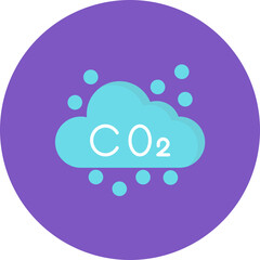 Co2 icon vector image. Can be used for Nuclear Energy.