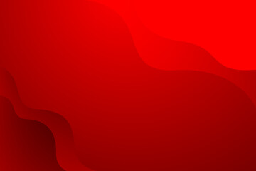 Abstract background with red wave and black shadow color. Vector illustration	