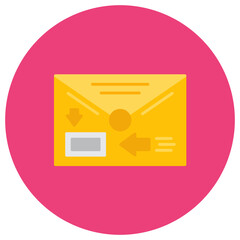 Obraz premium Post Stamp icon vector image. Can be used for Communications.