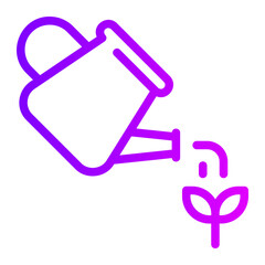 watering can gradient icon