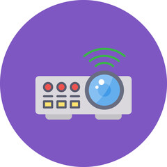 Projector icon vector image. Can be used for Electronic Devices.