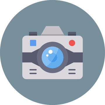 Camera icon vector image. Can be used for Electronic Devices.