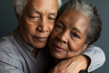 Obraz premium Middle age eldery couple in love