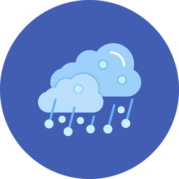 Hail icon vector image. Can be used for Natural Disaster.