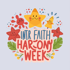 world interfaith harmony week typography , world interfaith harmony week lettering , world interfaith harmony week ,  interfaith harmony week 