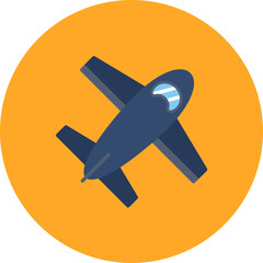 Airplane icon vector image. Can be used for Transport.