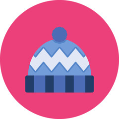 Winter Hat icon vector image. Can be used for Winter.