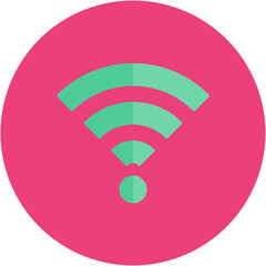 Wifi icon vector image. Can be used for Hotel Services.