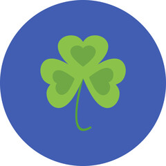 Clover icon vector image. Can be used for Spring.