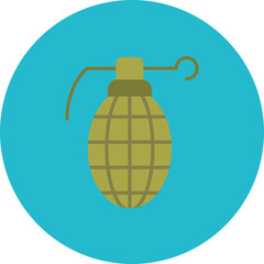 Army Bomb icon vector image. Can be used for Military.