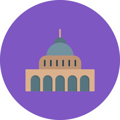 Fototapeta premium Vaticano icon vector image. Can be used for Landmarks.