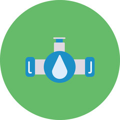 Industry Pipe icon vector image. Can be used for Industrial Process.