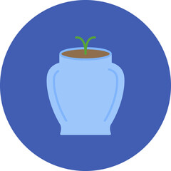 Vase icon vector image. Can be used for Wild West.