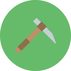 Pickaxe icon vector image. Can be used for Wild West.