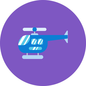 Helicopter icon vector image. Can be used for Aviation.