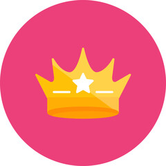 Crown icon vector image. Can be used for Party and Celebration.