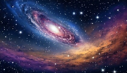 space galaxy in space