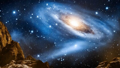 Fototapeta na wymiar space galaxy in space