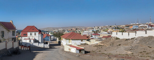 cityscape of historical town, Luderitz,  Namibia