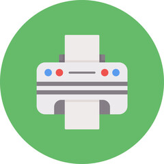Printer icon vector image. Can be used for News and Media.