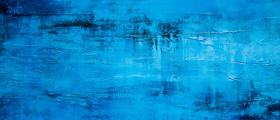 Bright blue abstract wall with textured, organic landscapes. Ideal for vibrant and textured backgrounds