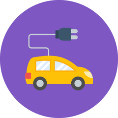 Eco Car icon vector image. Can be used for Ecology.