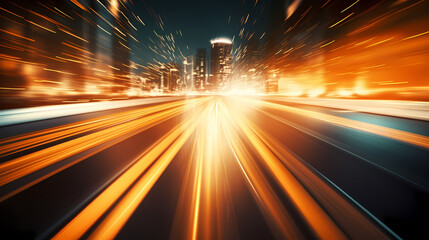 Obraz premium Line glowing motion blur illustration light background, energy neon light, effect bright line glowing motion blur