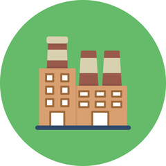 Industry icon vector image. Can be used for Smart City.