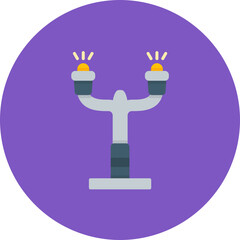 Smart Lighting icon vector image. Can be used for Smart City.