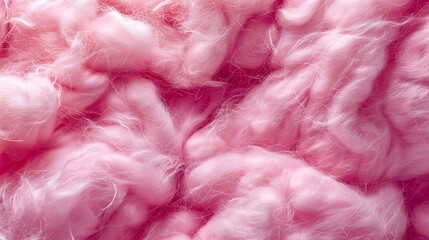 Soft pink cotton candy insulation looks fluffy and delicate