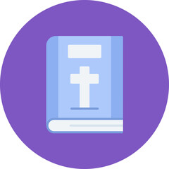 Bible icon vector image. Can be used for Library.