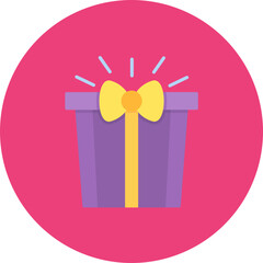 New Year Gift icon vector image. Can be used for New Year.