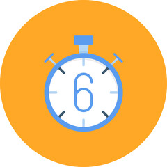 Countdown icon vector image. Can be used for New Year.
