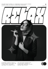 Poster Modern Aesthetic Color Simple