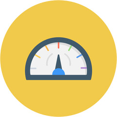 Tachometer icon vector image. Can be used for Car Repair.