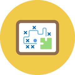 Obraz premium Startegy icon vector image. Can be used for Diplomacy.