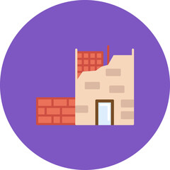 Building Contruction icon vector image. Can be used for Engineering.