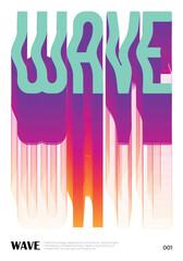 Poster Modern Aesthetic Color Simple