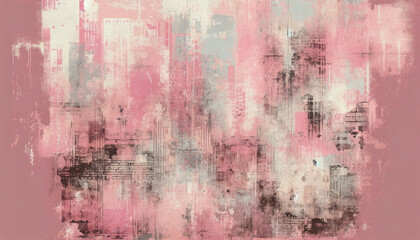 urban grunge pastel pink and beige abstract watercolor background