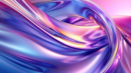 A vibrant fabric of lilac and blue waves, evoking a sense of abstract wonder and colorfulness